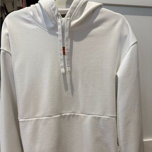 Nike Classic White Hoodie Sz L